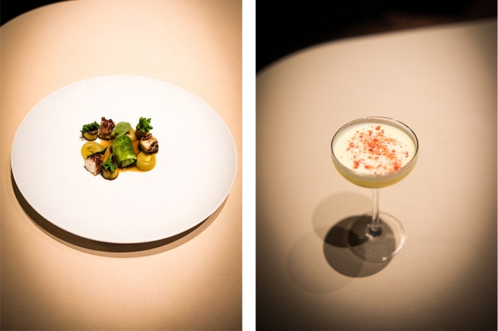 O polvo é o prato de conforto que termina o jantar e um cocktail pouco alcoólico é uma das formas de equilibrar a harmonização