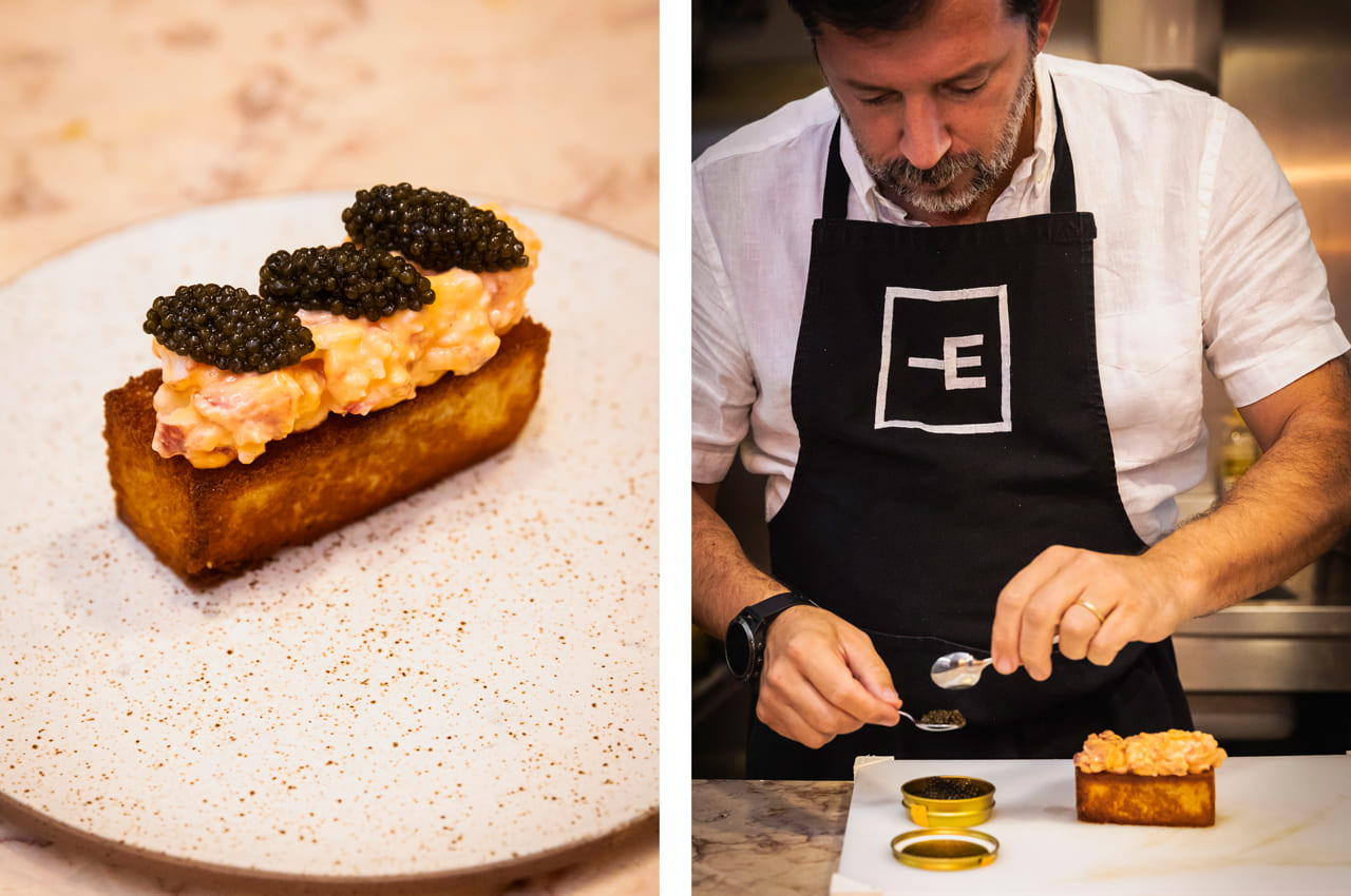 O cachorro de lavagante e caviar tem lugar cativo na carta