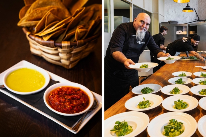 As "salsas" mexicanas também vão ser servidas nas Jornadas, com totopos de milho. Joan Bagur, natural de Menorca, é considerado um dos melhores cozinheiros da culinária mexicana a atuar fora do México