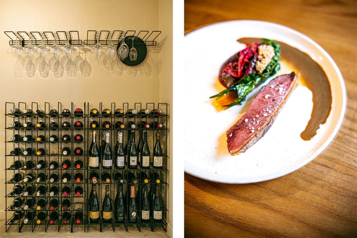 Os vinhos com baixa intervenção também entram no prato, como neste pato com molho de vinho tinto