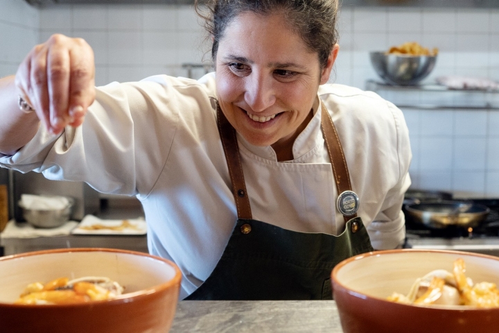 A chef Ana Moura, de 40 anos, passou por restaurantes premiados como o Arzak, no País Basco, ou o Eleven, em Lisboa