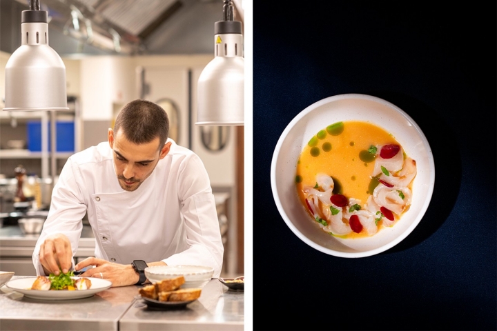 O chef André Santos dedica-se ao produto português combinando-o com influências africanas e asiáticas