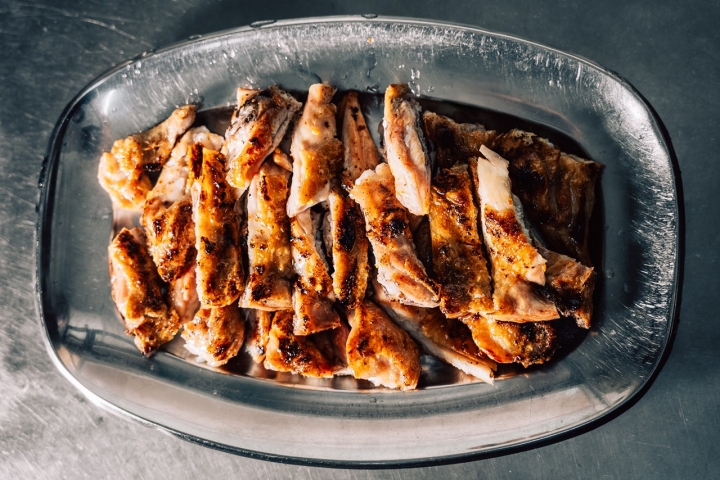 O menu é sagrado: frango grelhado