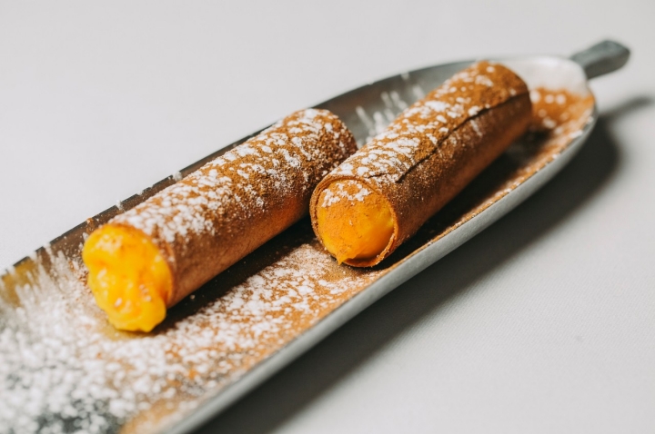 As canilhas recheadas com leite creme são um clássico do São Gião. Peça um para acompanhar o café e espreite a carta de licorosos, pensada para harmonizar as sobremesas 