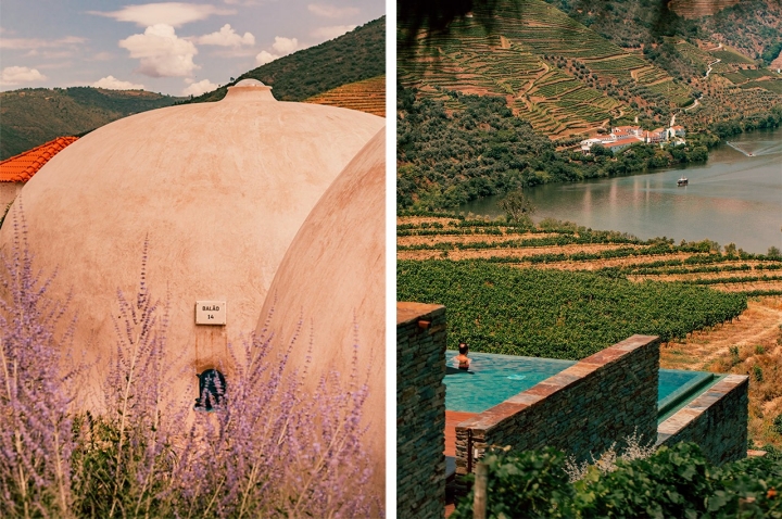 A piscina infinita com vista para o Douro é um dos ícones deste hotel 