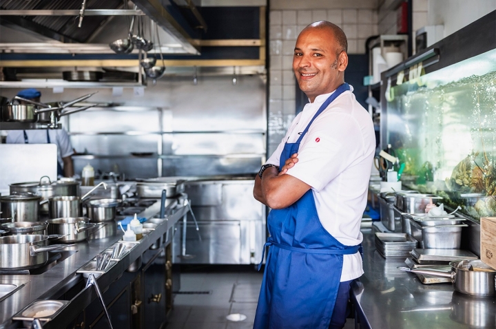 Filipe Pina é o chef residente do Maré.