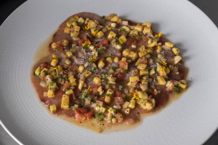 Muchos de los platos de 'Muelle Viejo' tienen el plátano como ingrediente principal.