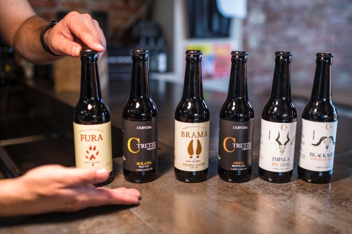 Selección de cervezas de Ctretze Pirineus