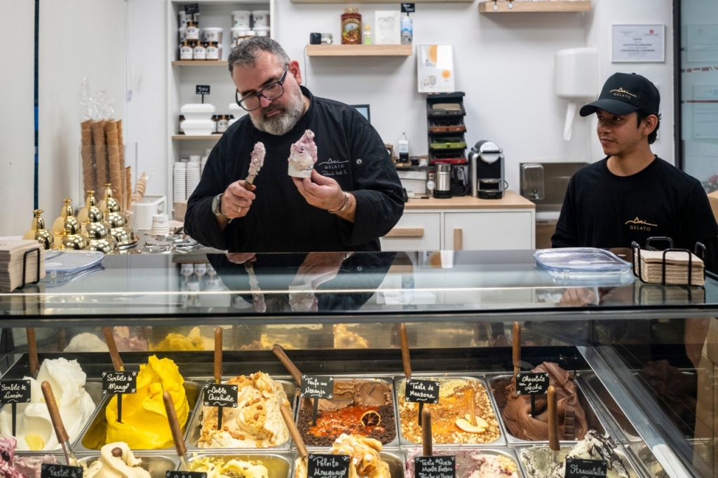 Los helados de Ricardo Nieto son para el invierno