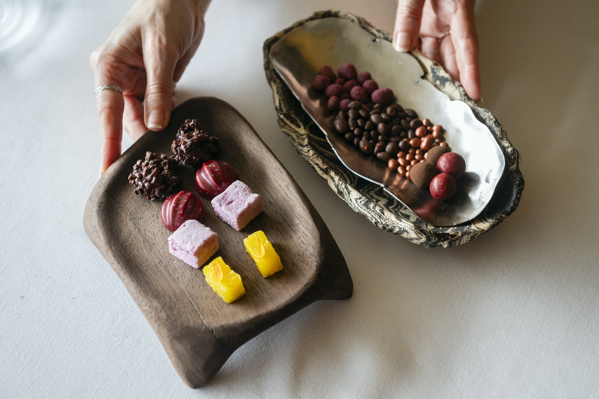Petit fours a la altura de los postres.