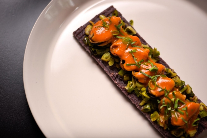 Restaurante A Cantina Empanada abierta de mejillones 