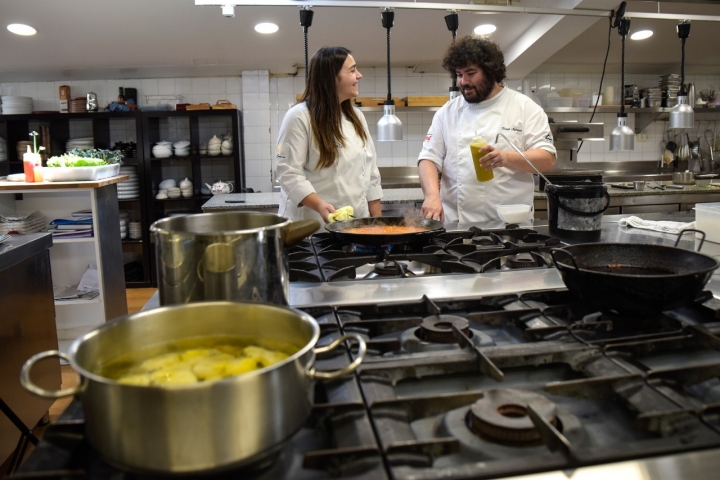 Restaurante As Garzas cocina