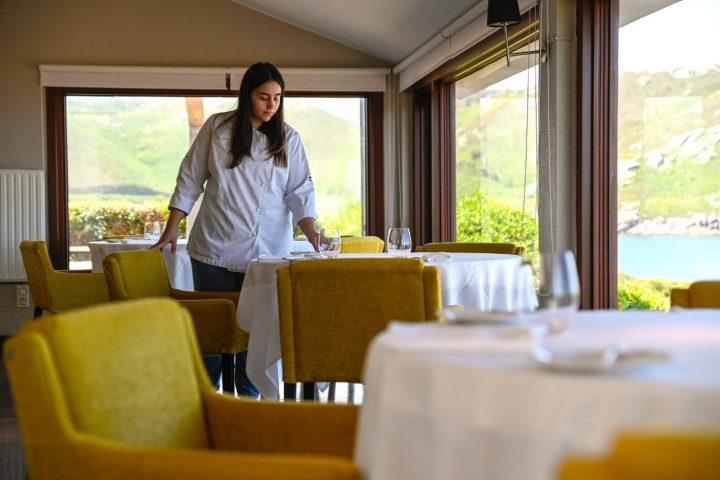 Restaurante As Garzas puesta de mesa