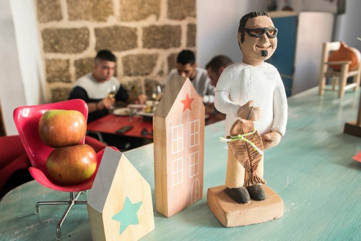 El restaurante está plagado de pequeños detalles.