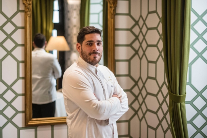 Borja Aldea, chef del restaurante Reina XIV en La Granja (Segovia).