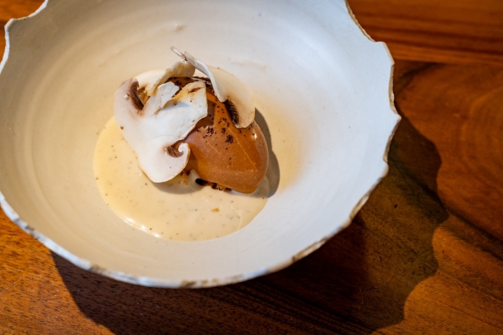 Chocolate con café y champiñon