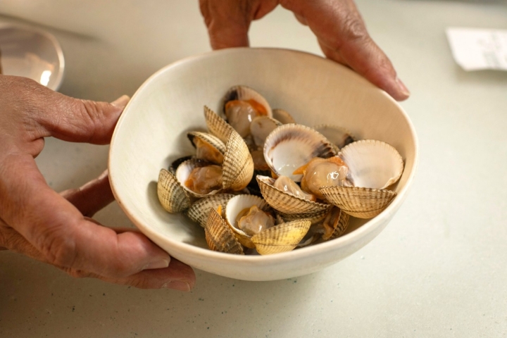 Berberechos al vapor