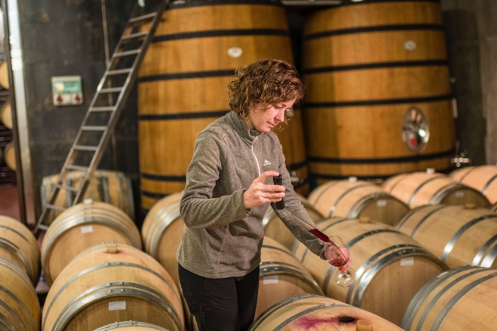 Adriana Monsó, responsable de la bodega Castell d'Encús, Pallars Jussá de Lleida.