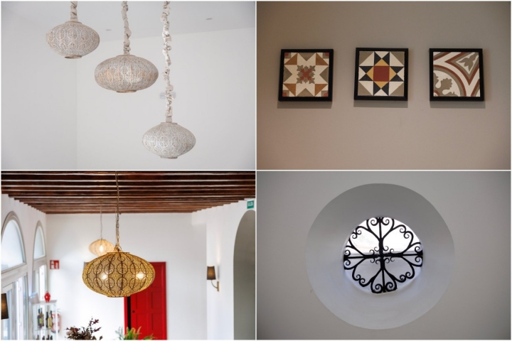 Elementos de la decoración del hotel Albariza (Sanlúcar de Barrameda)