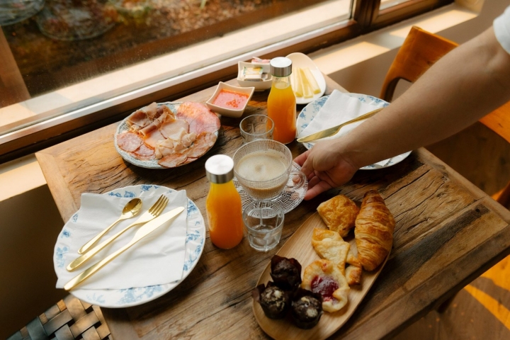 Indiana Hotel desayuno