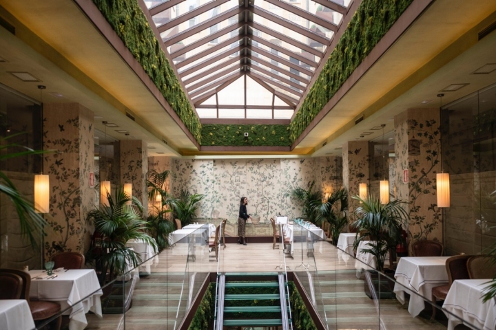 Invernadero del hotel Urso (Madrid).