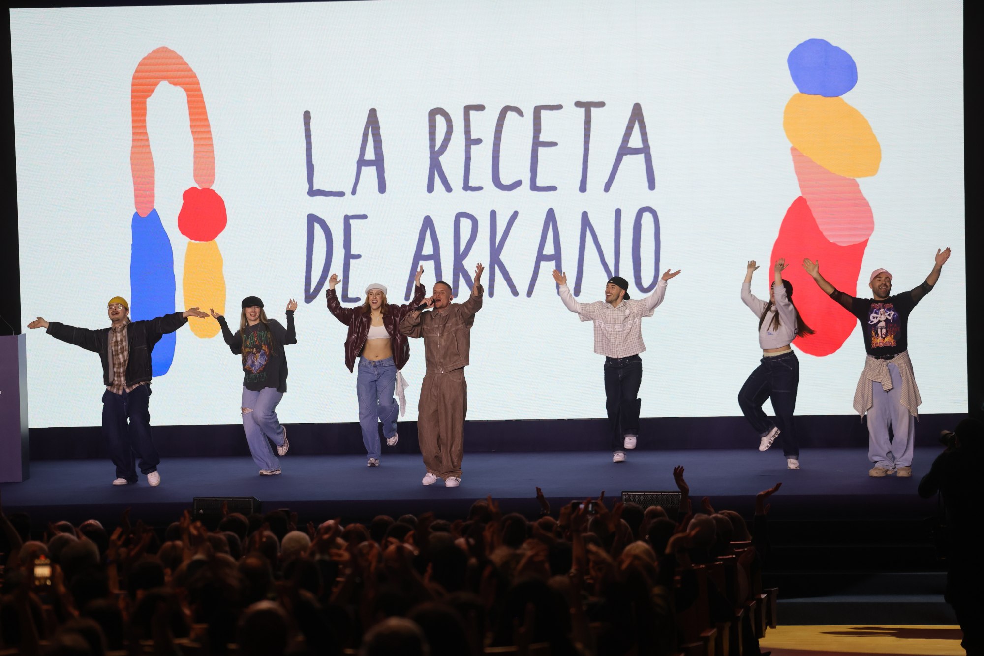 Arkano durante su actuación al final de la gala.