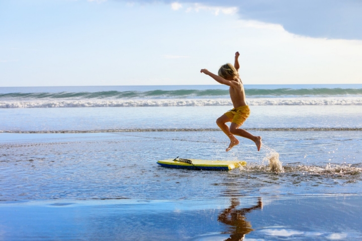 Las playas malagueñas son un paraíso para los más pequeños.