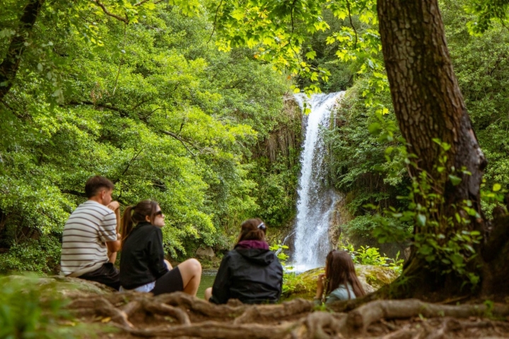 Ruta pozas del río Brugent (Girona) grupo