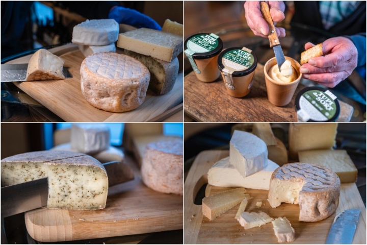 Diferentes quesos de Tros de Sort.