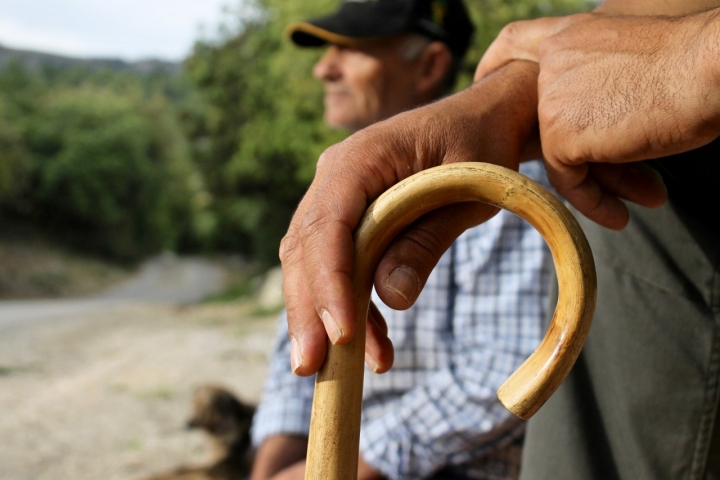 Bastón de un pastor.